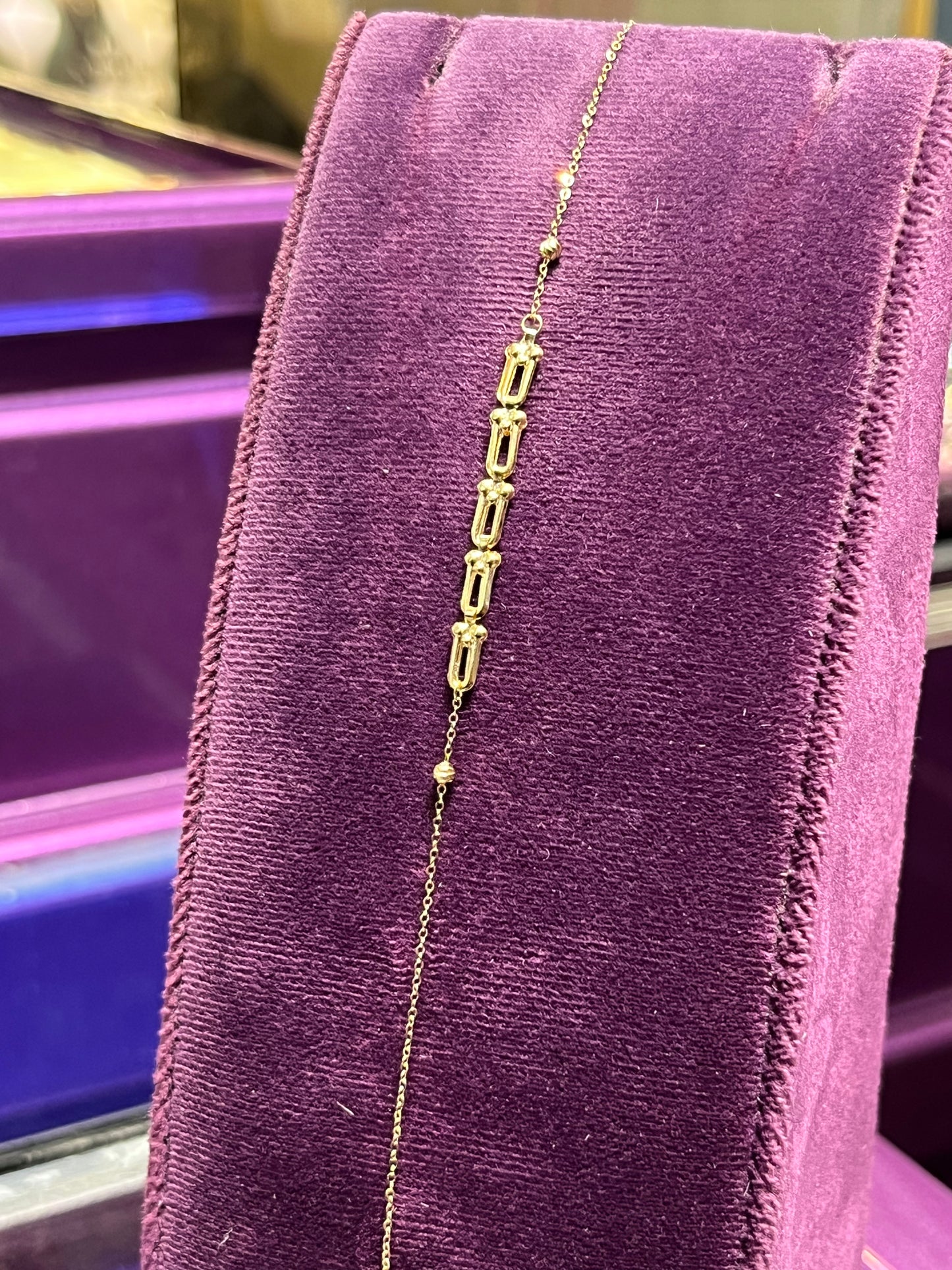 Gourmette Tifany en Or 18k avec les boules