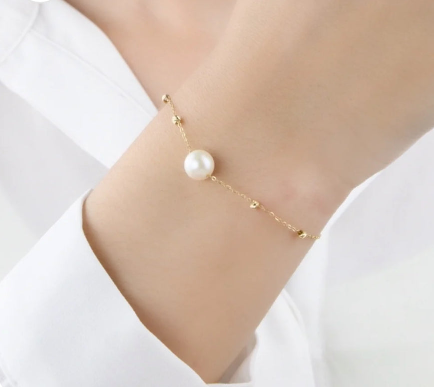 Gourmette en Or 18k Avec pierre Joher Original