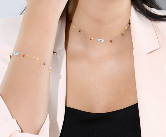 Ensemble en Or 18k - Collier et Gourmette !