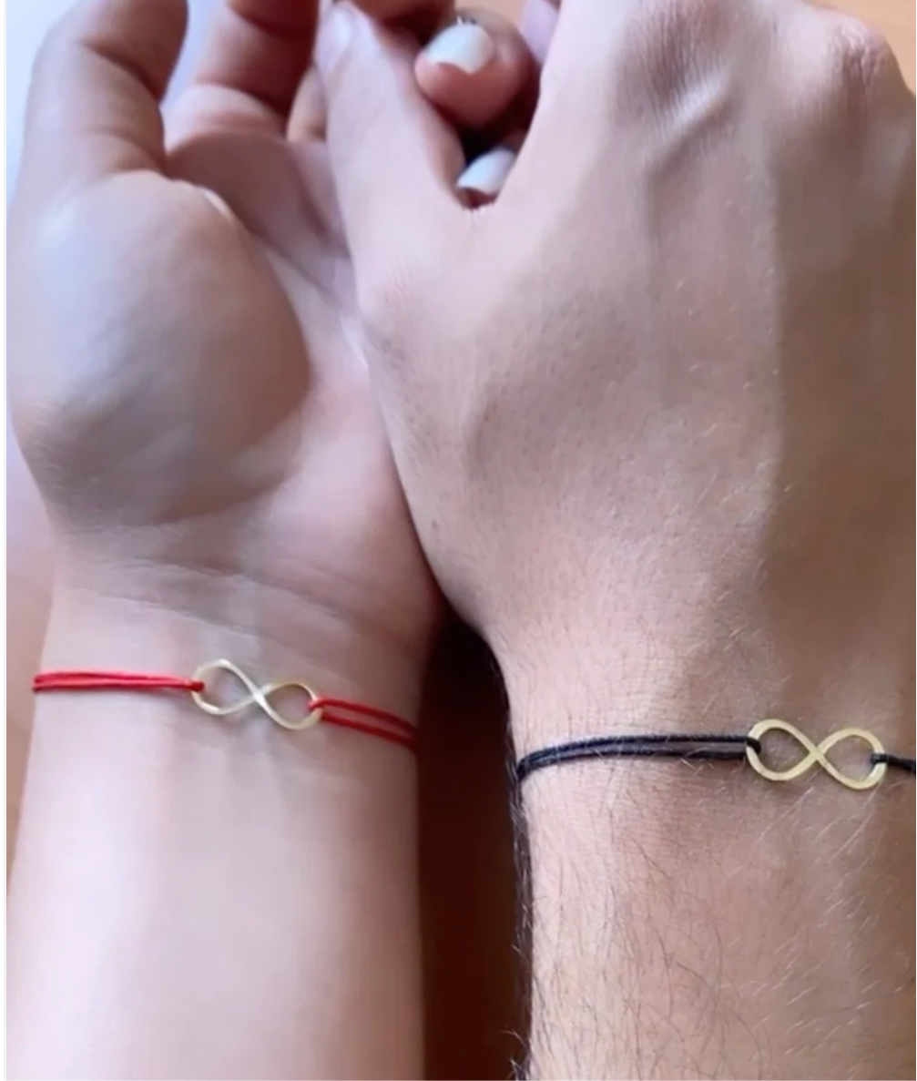 Cordon infini en Or 18k . Tous les couleurs disponibles