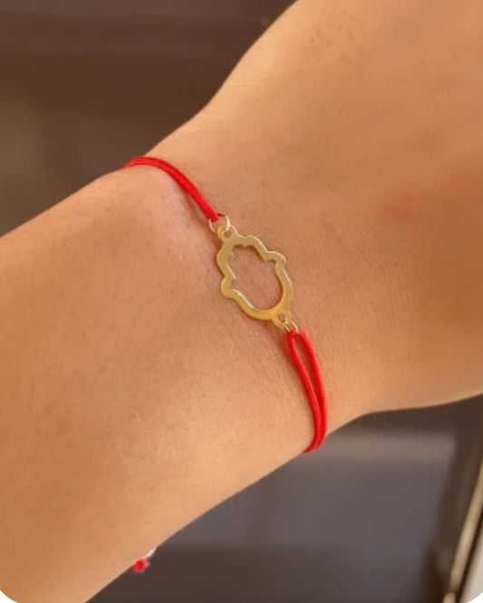 Cordon khemisa en Or 18k . Pendantif Solide