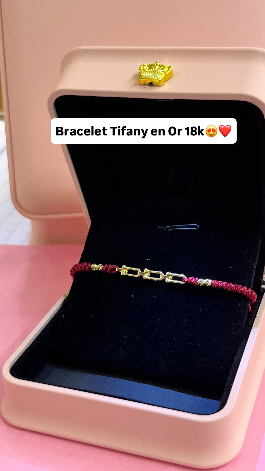 Bracelet Tifany en Or 18 carats. Tous les couleurs disponibles