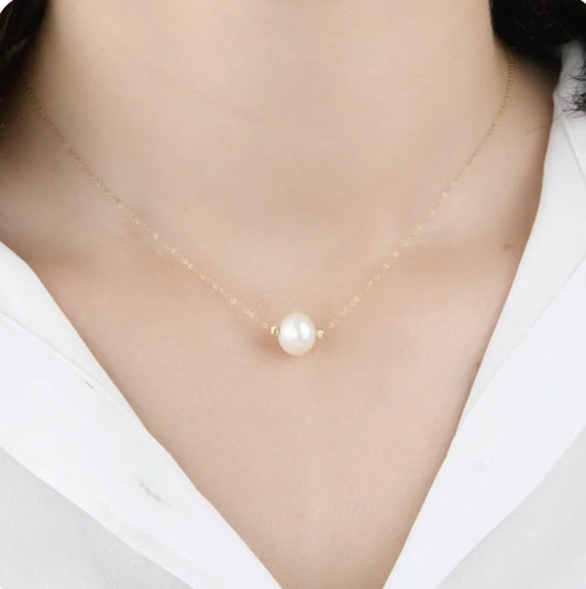 Collier en Or avecJohr naturel