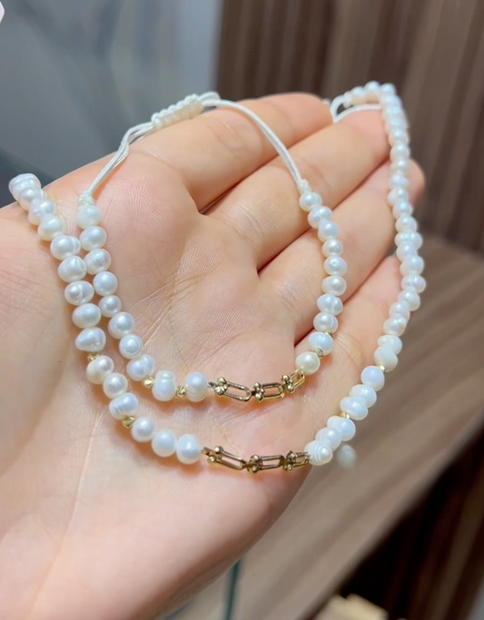 Ensemble Tifany en Or 18 carats avec perle naturel 💯🎁